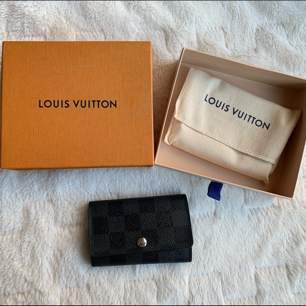 Louis Vuitton 6 Key Holder Damier Graphite